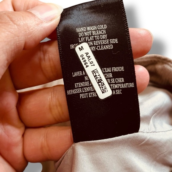 Blank NYC Beige Tan Moto-Style Jacket – Size Large - Picture 11 of 11